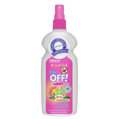 repelente spray stayooff 120ml ninos